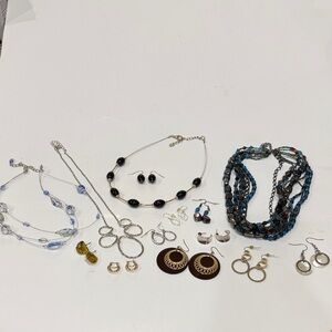 Elegant Multi-Color Costume Jewelry Set